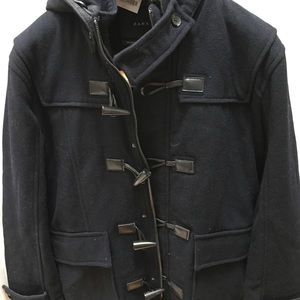 Men’s Zara navy wool coat